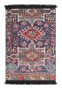 Rug & Kilim’s Tribal Rug in Blue and Red with Primitivist | Area Rug in Rugs by Rug and Kilim