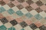 Vintage Zeki Müren Rug with Polychromatic Geometric Pattern | Area Rug in Rugs by Rug and Kilim