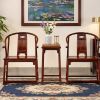 Legacy Ellsworth Ming Begonia Openwork Horseshoe Armchair I | Chairs by Dynasty Artisan. Item composed of wood compatible with contemporary and eclectic & maximalism style