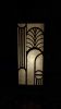 Tropical Deco Arches - Table Lamp | Lamps by Atlantic Fine Woods. Item composed of oak wood & paper compatible with boho and contemporary style