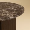 Dark Marble and Oak Dining Table - DALMA by Lebanto | Tables by Lebanto. Item composed of oak wood & marble compatible with minimalism and contemporary style