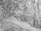 Topographical Map of the Grand Tetons | Prints by Erik Linton. Item composed of paper