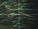 'Northern Lights' | Mixed Media by Sangeeta Sagar. Item composed of canvas compatible with contemporary and modern style