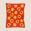 Peach Throw Blanket | Linens & Bedding by Superstitchous. Item composed of fiber in contemporary or eclectic & maximalism style