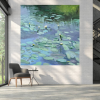 Water Lillies | Oil And Acrylic Painting in Paintings by Lorraine Downey Artist. Item composed of canvas