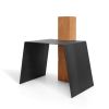 Cabaret I - Functional Art Lounge Chair Sculpture | Chairs by HERBEH WOOD. Item made of wood & steel compatible with contemporary style