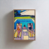 Poolside Glamour | Oil And Acrylic Painting in Paintings by Berezart. Item made of canvas works with contemporary & mediterranean style