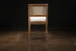 Argentine Rosewood Seating Chair in Solid Wood, Recoleta | Dining Chair in Chairs by Costantini Design. Item composed of wood and fabric