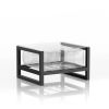 Yoko Coffee Table Aluminium Eko | Tables by MOJOW DESIGN. Item composed of metal & glass