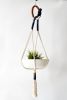 Macrame Plant Hanger, Textile Sculpture | Wall Sculpture in Wall Hangings by Freefille. Item made of cotton works with contemporary & modern style