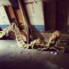 'Apotroaic' | Public Sculptures by McKenzie Gibson | Oxo Tower Wharf in London. Item made of fiber with synthetic