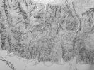 Topographical Map of the Grand Tetons | Prints by Erik Linton. Item composed of paper