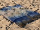 Skies - Jacquard Woven Throw Blanket | Linens & Bedding by Jessie Bloom Studio. Item made of cotton compatible with boho and minimalism style