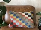 Vintage Turkish Rug Lumbar Pillow | 16x24 | Cushion in Pillows by Vintage Loomz. Item made of cotton compatible with boho and country & farmhouse style