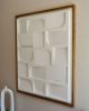 No. 104 Japandi Plaster Wall Relief - Scandinavian Decor | Wall Sculpture in Wall Hangings by Joseph A