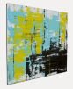 Static Yellow | Oil And Acrylic Painting in Paintings by Ronald Hunter. Item composed of canvas & synthetic