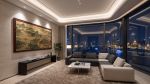 Hand-Painted Silk Scroll Along the River Qingming Style Art | Oil And Acrylic Painting in Paintings by Dynasty Artisan. Item composed of wood and fabric in contemporary or eclectic & maximalism style