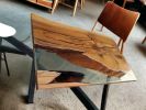 Epoxy Dining Table, Epoxy Resin Table, Epoxy Wood Table | Tables by Innovative Home Decors. Item composed of wood compatible with country & farmhouse and art deco style