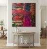 Urban frequencies | Oil And Acrylic Painting in Paintings by Elena Parau. Item made of canvas works with contemporary & country & farmhouse style