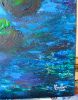 Water lily paradise | Oil And Acrylic Painting in Paintings by Elena Parau. Item made of canvas & synthetic compatible with contemporary and country & farmhouse style