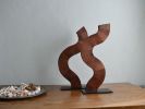 Koerly I and II - Sculptures | Sculptures by Lutz Hornischer - Sculptures in Wood & Plaster. Item made of steel