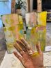 "Sunset Glow" | Oil And Acrylic Painting in Paintings by Shirly Maimom Art. Item composed of canvas in contemporary or art deco style