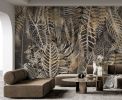 Handcrafted textured wallpaper - 45G-AA0601 | Wall Treatments by Affreschi & Affreschi. Item made of paper compatible with minimalism and contemporary style