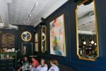 Pop the Champagne | Mixed Media in Paintings by Laurie Kwo Art. Item made of canvas works with contemporary & modern style