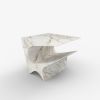 Star Axis Side Table In Marble | Tables by Neal Aronowitz. Item composed of marble in minimalism or mid century modern style