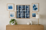 Held | Tapestry in Wall Hangings by Ana Salazar Atelier. Item made of oak wood with cotton works with minimalism & contemporary style