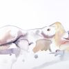 Jess No. 3 : Original Watercolor Painting | Paintings by Elizabeth Becker. Item made of paper works with minimalism & contemporary style