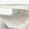 Star Axis Side Table In Marble | Tables by Neal Aronowitz. Item composed of marble in minimalism or mid century modern style