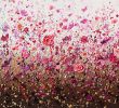 Virtuous Floral Bloom | Oil And Acrylic Painting in Paintings by DaggArt. Item made of canvas & synthetic