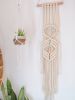 macrame wall hanging| modern fibre tapestry | Wall Hangings by indie boho studio. Item composed of cotton & copper