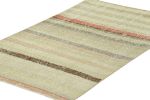 Vintage Zeki Müren Rug in Beige with Colorful Geometric | Area Rug in Rugs by Rug and Kilim
