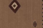 Vintage Sofreh Persian Kilim, Square Rug with Open Field | Area Rug in Rugs by Rug and Kilim