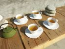 Lotus Ceramic Cups and Saucers | Cups by Julie Tzanni Ceramics