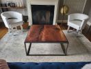 Walnut and Steel studio piece | Coffee Table in Tables by Donald Mee Design. Item made of walnut with bronze works with minimalism & contemporary style