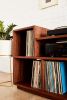 Apodaca Vinyl Record Console | Cabinet in Storage by Alicia Dietz Studios. Item composed of wood