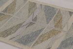 Rug & Kilim’s Scandinavian Rug, Minimalist Chevrons in Gray | Area Rug in Rugs by Rug and Kilim