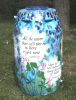 Embellished Rain Barrels | Planter in Vases & Vessels by Judith Joseph | Chicago Botanic Garden in Glencoe. Item composed of ceramic