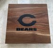 Chicago Bears Walnut Cutting Board | Serving Board in Serveware by Timberwolf Slabs. Item composed of walnut and wool