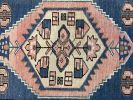 Vintage Turkish Rug Doormat | Small Rug in Rugs by Wool and Rug. Item composed of wool in boho or country & farmhouse style