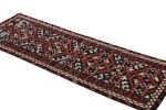 Rug & Kilim’s Tribal Runner Rug in Red and Black | Area Rug in Rugs by Rug and Kilim