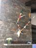 Hand-Painted Elk Antlers | Wall Sculpture in Wall Hangings by Cassandra Smith. Item made of wood