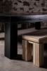 Outdoor Black Teak Dining / Ping Pong Table | Dining Table in Tables by Aeterna Furniture