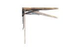 Wooden Folding Desk, Oak Floating Table | Folding Table in Tables by Halohope Design. Item composed of oak wood and steel in minimalism or modern style