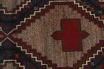 Rug & Kilim's Baluch Tribal Rug in Navy Blue with Medallions | Area Rug in Rugs by Rug and Kilim