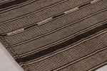 Vintage Persian Kilim, Brown and Beige Geometric Striped | Area Rug in Rugs by Rug and Kilim