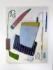 Green and Blue | Paintings by Rebekah Andrade. Item works with contemporary & modern style